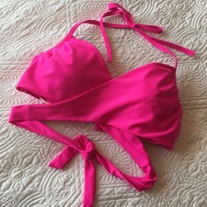 Victoria’s Secret Wrap Halter Bikini Top Size 34DD
